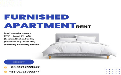 Gallery thumbnail Fully Furnished Luxury 3BHK Apartment for Rent – Bashundhara R/A